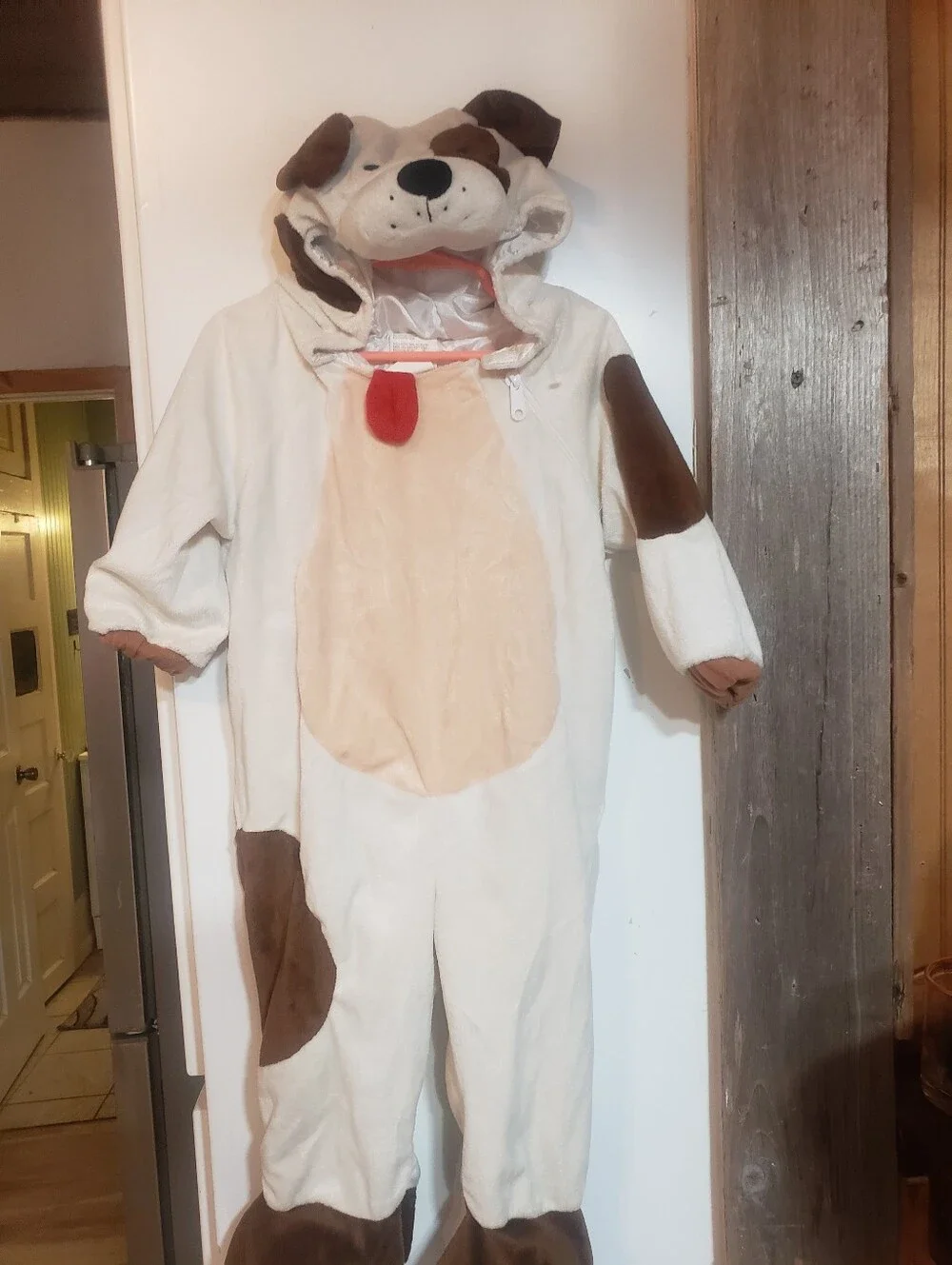 Halloween Costume Zip Up One Piece With Hood Puppy 12-24 Months